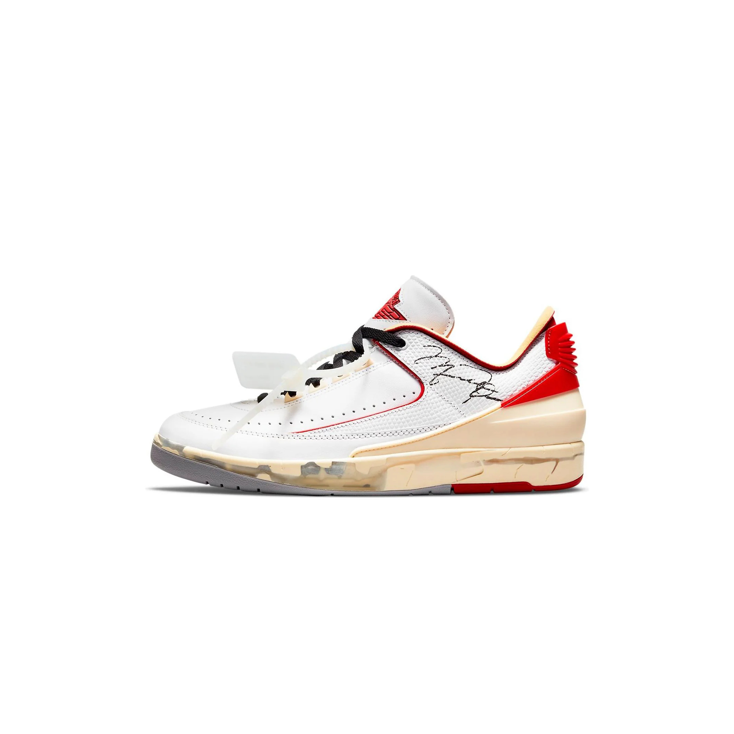 NIKE JORDAN 2 RETRO LOW SP OFF-WHITE WHITE RED DJ4375-106